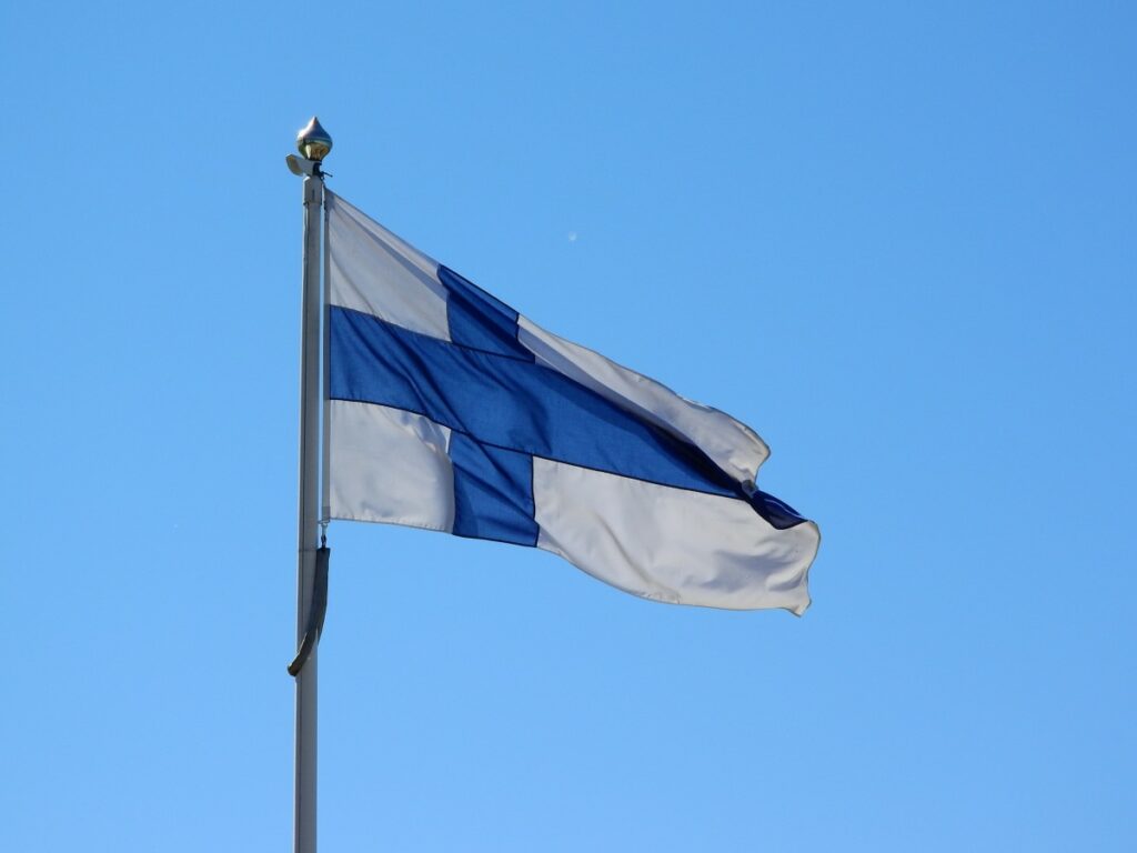 Bandiera Finlandia, image from pxhere.com