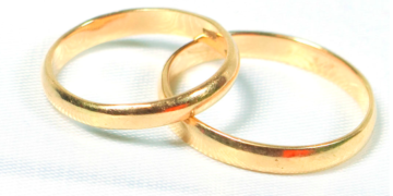 Fedi nuziali in oro giallo