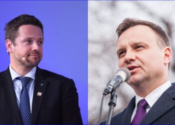 Rafał Trzaskowski e Andrzej Duda
