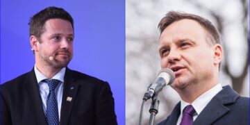 Rafał Trzaskowski e Andrzej Duda