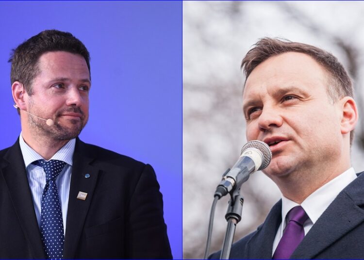 Rafał Trzaskowski e Andrzej Duda