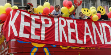 Manifestazione contro l'aborto in Irlanda