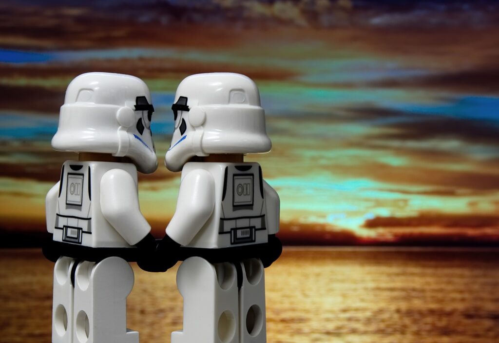 Una coppia di stormtrooper