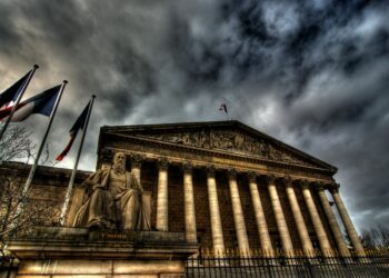 Il Palais Bourbon, a Parigi (Francia), sede dell'Assemblea nazionale