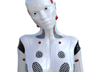 Donna robot con "sguardo" triste