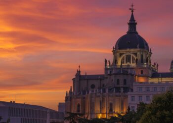 Chiesa Spagna tramonto
