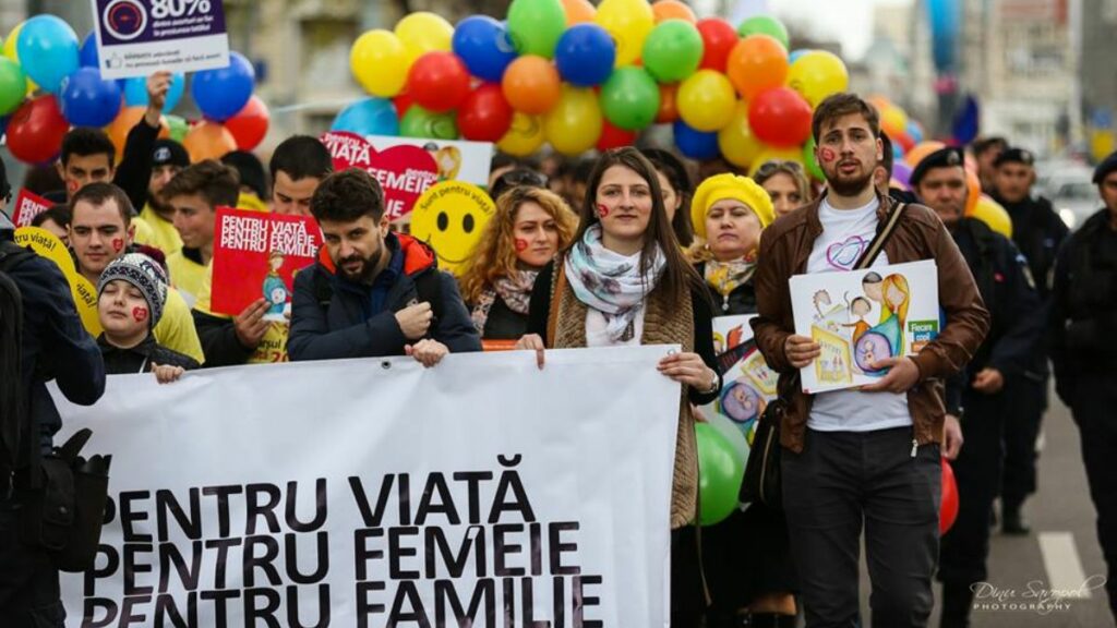 La Marcia per la vita in Romania