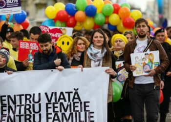 La Marcia per la vita in Romania