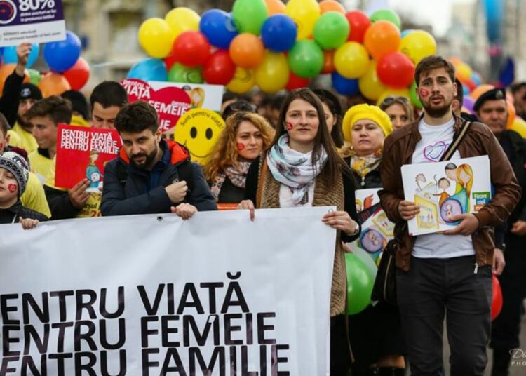 La Marcia per la vita in Romania
