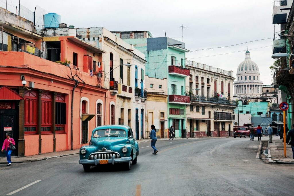 Cuba strada vintage