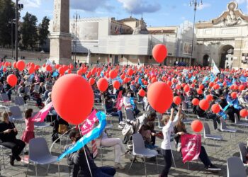 Restiamo Liberi, Roma, Piazza del Popolo