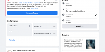 La censura di Facebook