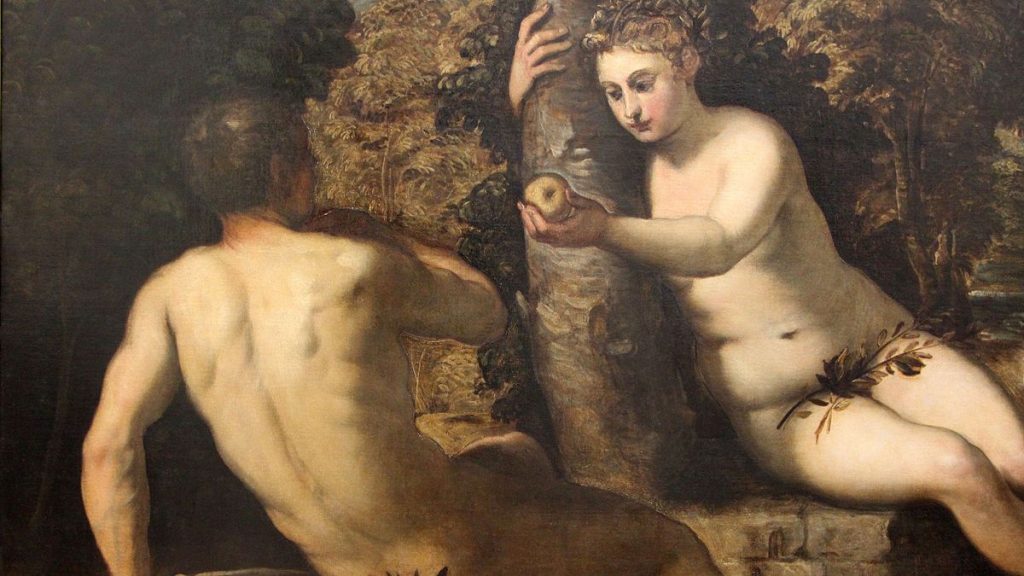 Tintoretto (1518-1594), «Tentazioni di Adamo ed Eva» (1550-1553)