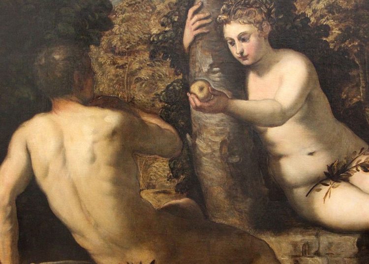 Tintoretto (1518-1594), «Tentazioni di Adamo ed Eva» (1550-1553)
