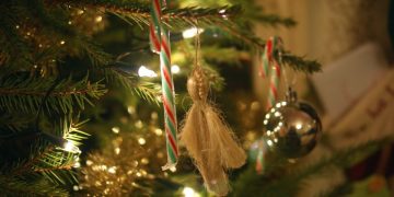 Bastoncini di zucchero natalizi