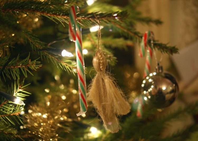 Bastoncini di zucchero natalizi