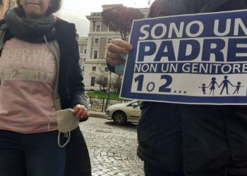 Presidio al Viminale contro Genitore 1 e Genitore 2