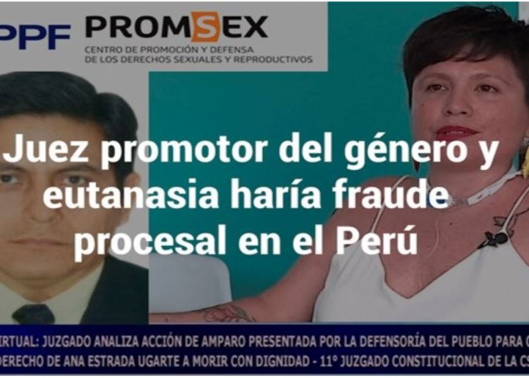 Pretenden eutanasia en el Perú