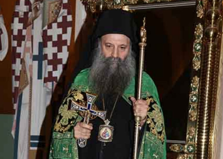 МИТРОПОЛИТ ПОРФИРИЈЕ ИЗАБРАН ЗА ПАТРИЈАРХА СРПСКОГ