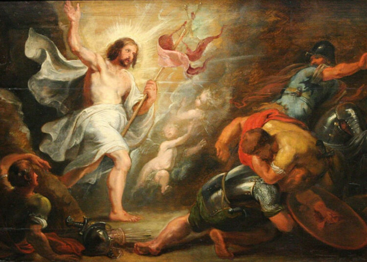 „Was sucht ihr den Lebenden unter den Toten? Er ist nicht hier, sondern ist auferweckt worden!“