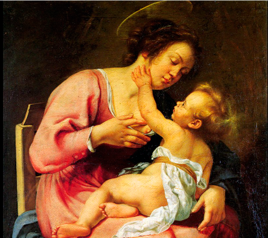 Madonna con il Bambino, dipinto di Artemisia Gentileschi