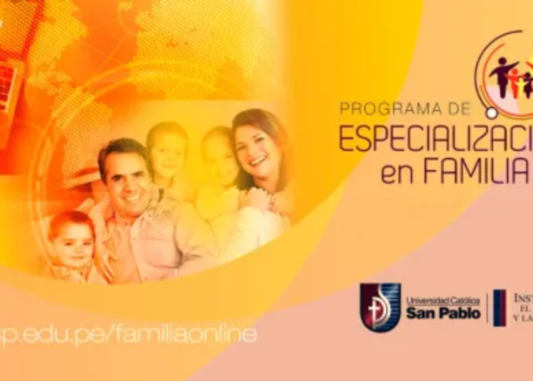 Abierta matrícula para el Programa de Especialización en Familia (PEF) ONLINE