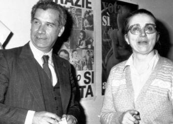 Carlo Casini e Vittoria Quarenghi, durante la campagna referendaria