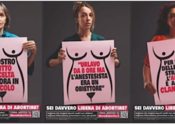 "Free to Abort" posters.