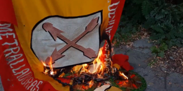 Abogados Cristianos denuncia la quema de símbolos sagrados en la cripta de Montserrat