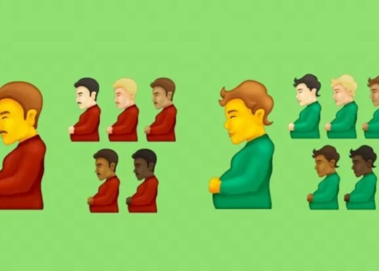 emoji dell'"uomo incinto"