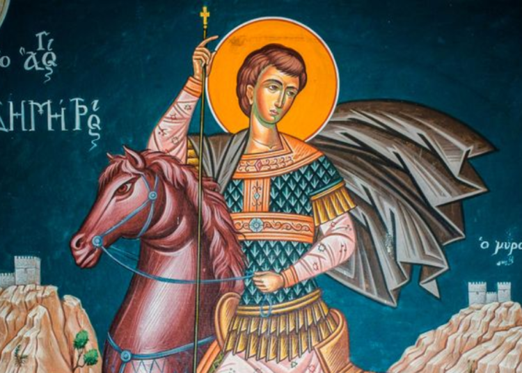 СВЕТИ ВЕЛИКОМУЧЕНИК ДИМИТРИЈЕ СОЛУНСКИ ЧУДОТВОРАЦ