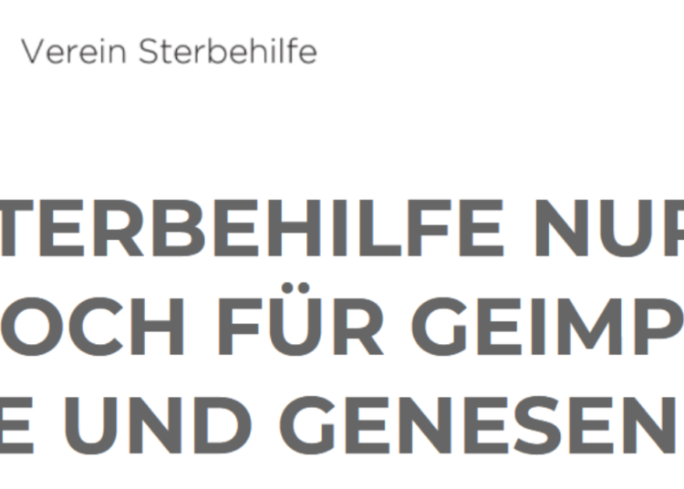 Услуга по убийству – только для привитых (Verein Sterbhilfe)
