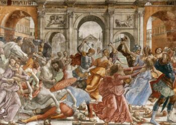 Domenico Bigordi (1448-1494), detto il Ghirlandaio, "Strage degli innocenti" (1485-1490)