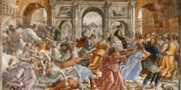 Domenico Bigordi (1448-1494), detto il Ghirlandaio, "Strage degli innocenti" (1485-1490)