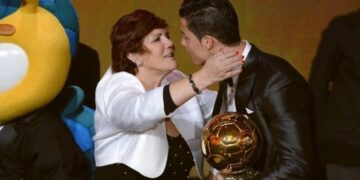 Cristiano Ronaldo e mamma Maria
