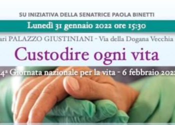 Save the date. Custodire ogni vita