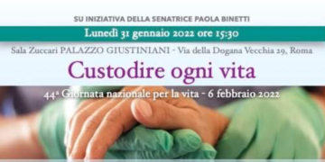 Save the date. Custodire ogni vita