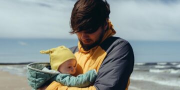 padre con bambino