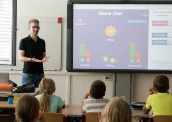 Scuola insegnante alunni