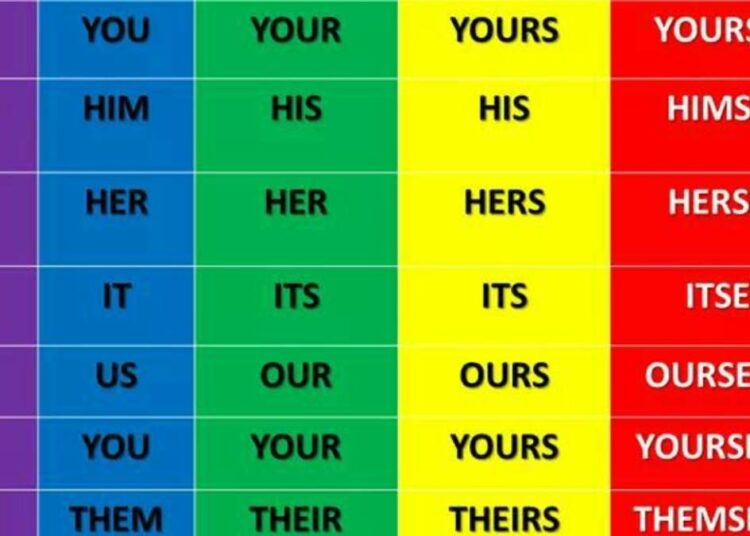 Pronouns in English