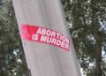 Abortion sticker