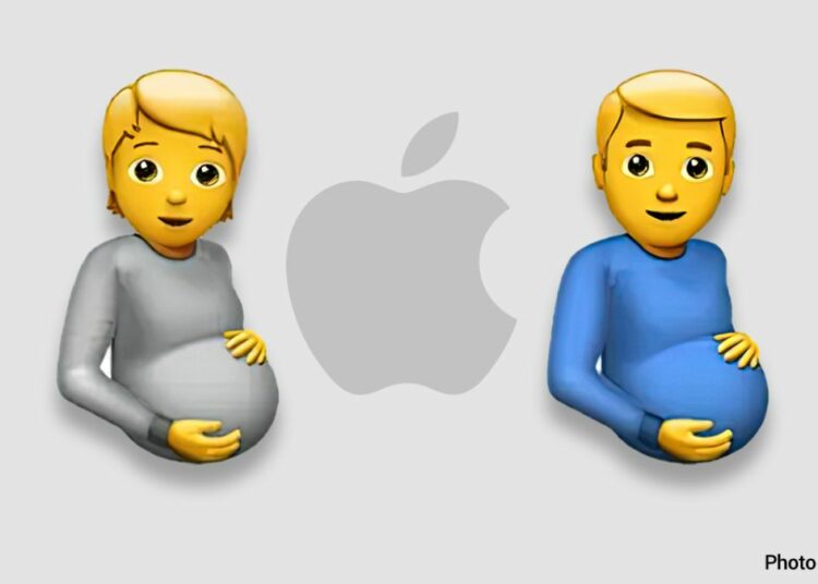 Nouvel emoji transgenre d’Apple : l' »homme enceint »