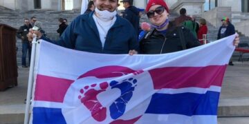 Die Pro-Leben-Flagge