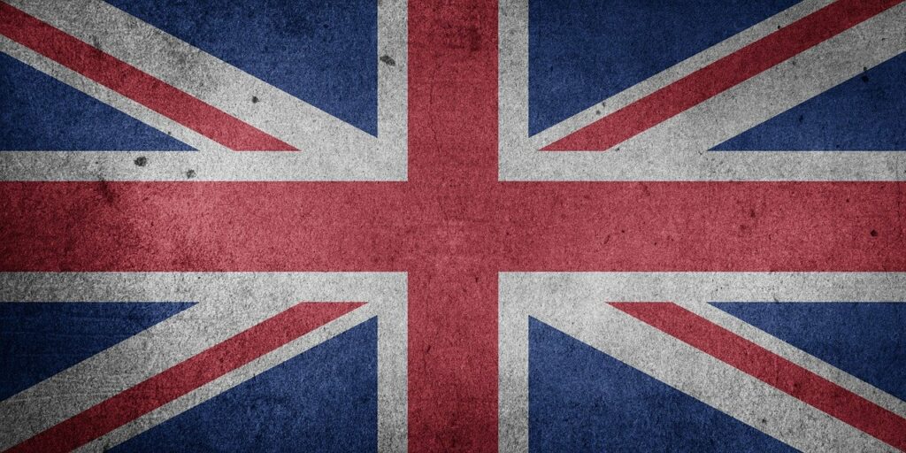 la bandiera britannica
