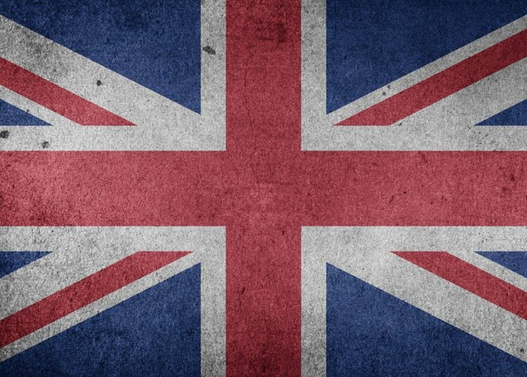 la bandiera britannica