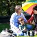 Rainbow bambo lesbian couple