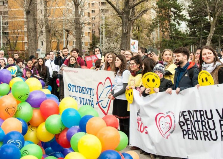 Image de Facebook Marsul pentru viata Bucaresti