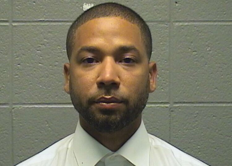 Foto segnaletica Jussie Smollett