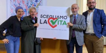 Maria Rachele Ruiu, Toni Brandi, Massimo Gandolfini, Jacopo Coghe. Presentazione manifestazione Scegliamo la Vita