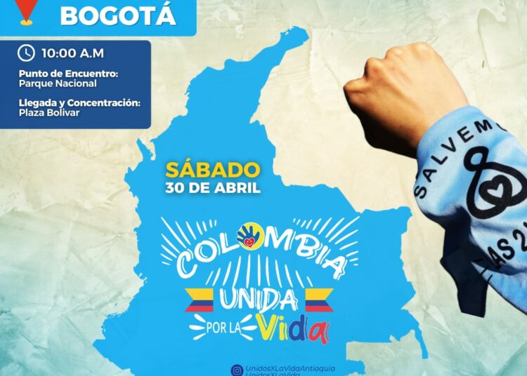Colombia marchará a favor de la vida
